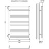 Полотенцесушитель водяной LEMARK BELLARIO LM68810 П10 500x800