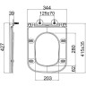 Сет: Инсталляция LEMARK PENEDA + кнопка смыва BIT чёрный матовый + унитаз FLOREX чёрный матовый 100802234