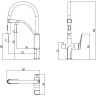 Смеситель для кухни LEMARK COMFORT LM3074C-Blue